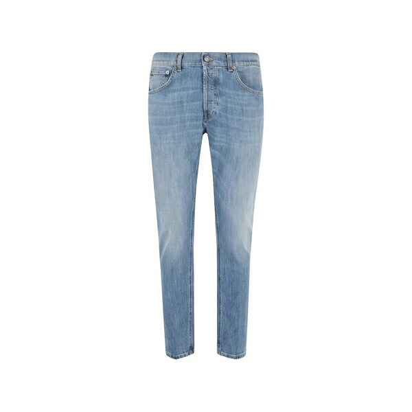 ドンダップ メンズ デニムパンツ ボトムス Buttoned jeans Blue｜asty