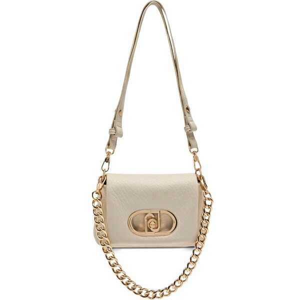 リュージョー レディース ショルダーバッグ バッグ Small lapuffy chain-strap shoulder bag Neutrals|asty