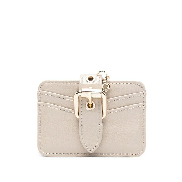 マージュ レディース 紙入れ 付属品 Miss m leather cardholder Neutrals