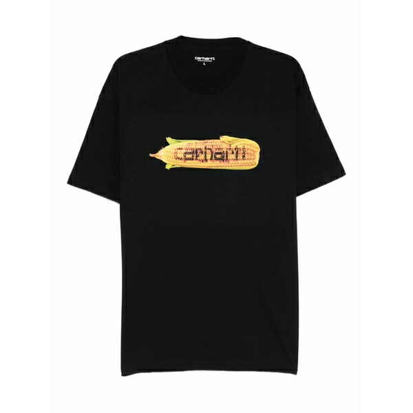 カーハート メンズ Tシャツ トップス Graphic t-shirt Black｜asty