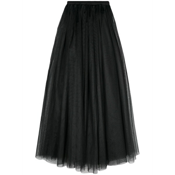 アルケミー レディース スコート ボトムス X lia aram tulle maxi skirt Black ボトムス-スカート