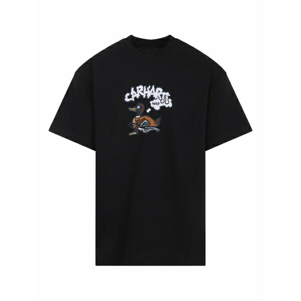鉄道車両ハート型 メンズ プルオーバー トップス Graphic t-shirt Black