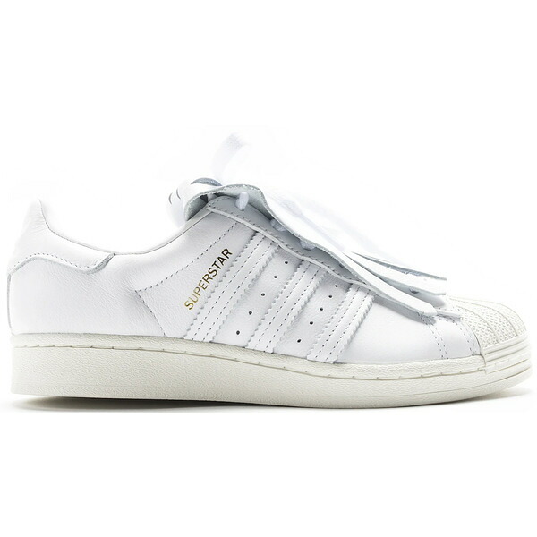 adidas アディダス レディース スニーカー  【adidas Superstar Fringe Kiltie White (Women\u0027s)】  大きさ US_6.5(23.5珊) Footwear White/Off White/Gold Metallic
