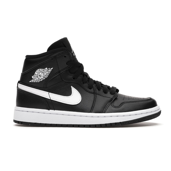 Jordan ジョーダン レディース スニーカー  【Jordan 1 Mid Black White (Women\u0027s)】  大きさ US_8(25.0珊) Black/White