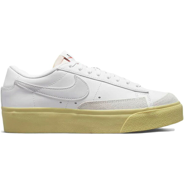 Nike ナイキ レディース スニーカー 【Nike Blazer Low Platform White Lemon Wash (Women's)】 サイズ US_7.5(24.5cm) White/Lemon Wash/Black/White|asty