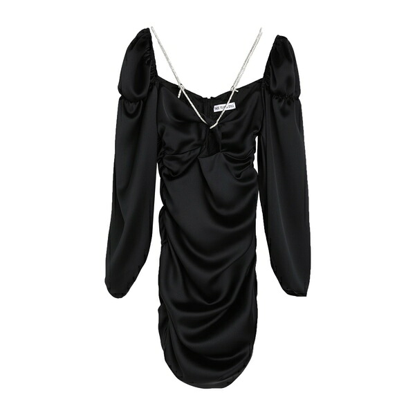 【送料無料】 フェイス トゥ フェイス スタイル レディース ワンピース トップス Mini dresses Black