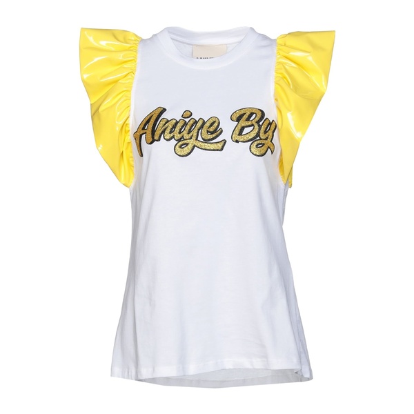 【送料無料】 アニエバイ レディース Tシャツ トップス T-shirts Yellow