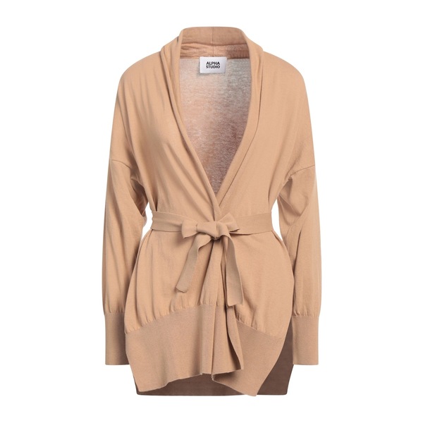 【貨物輸送無料】 アルファス テューディオ レディース ジレー アウター Cardigans Beige