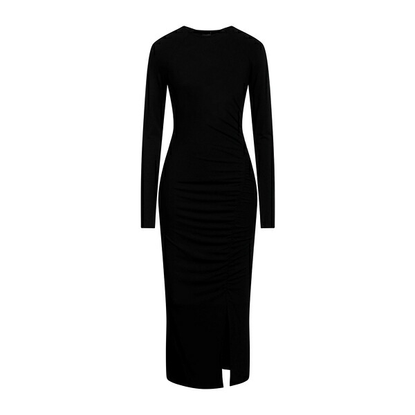 【送料無料】 ピンコ レディース ワンピース トップス Midi dresses Black