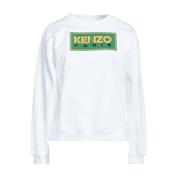 【送料無料】 ケンゾー レディース パーカー・スウェットシャツ アウター Sweatshirts White