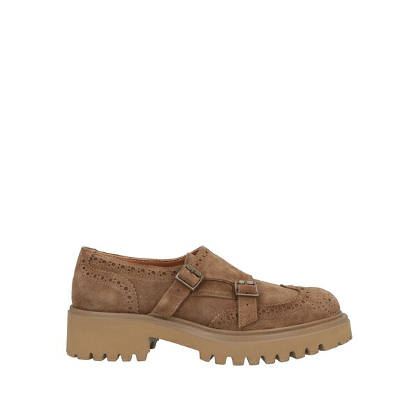 【送料無料】 ケー レディース スリッポン・ローファー シューズ Loafers Brown