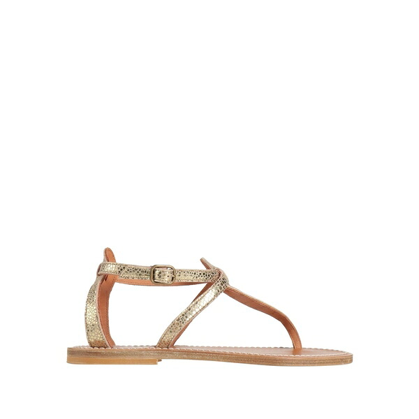【送料無料】 ケー.ジャック ストロペ レディース サンダル シューズ Thong sandals Gold
