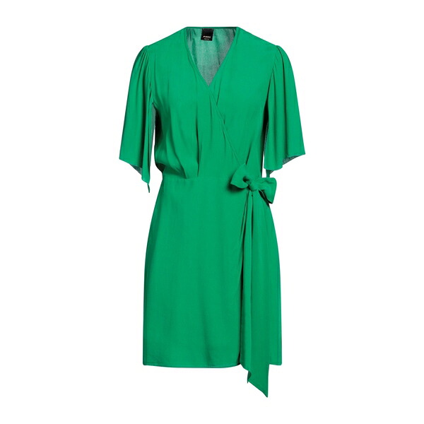 【送料無料】 ピンコ レディース ワンピース トップス Mini dresses Green