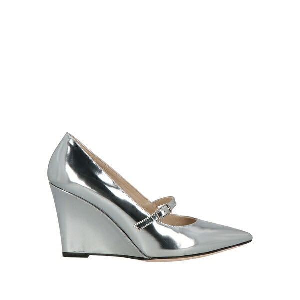 【貨物輸送無料】 行動論理 レディース パンプス シューズ Pumps Silver