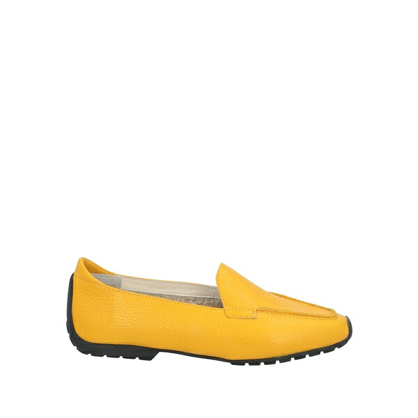 【送料無料】 マニアマニア レディース スリッポン・ローファー シューズ Loafers Yellow