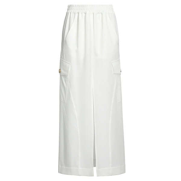 【貨物輸送無料】 ピンコ レディース スコート ボトムス Maxi skirts White