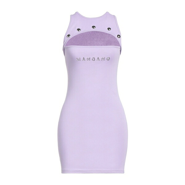 【送料無料】 マンガーノ レディース ワンピース トップス Mini dresses Purple