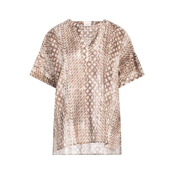 【送料無料】 カリバン 820 レディース Tシャツ トップス Tops Brown