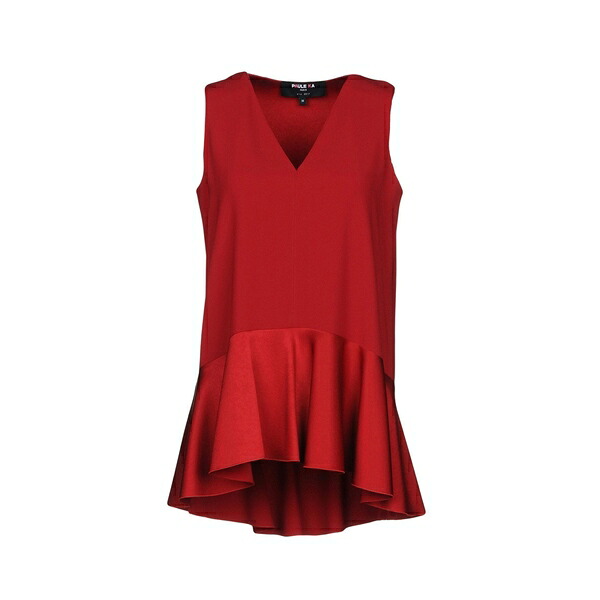 【送料無料】 ポールカ レディース Tシャツ トップス Tops Red｜asty