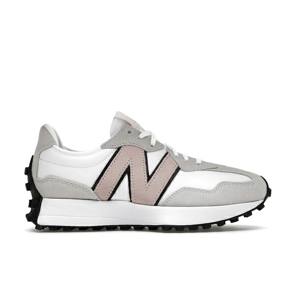 New Balance ニュー平衡にする レディース スニーカー  【New Balance 327 White Pink Haze (Women\u0027s)】  大いさ US_6.5(23.5珊) White/Pink Haze スニーカー-レディース靴