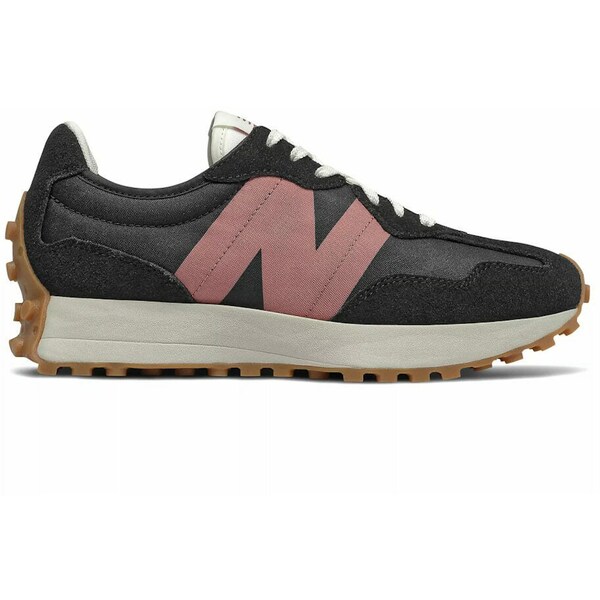 New Balance ニューバランス レディース スニーカー 【New Balance 327 Black Pink Gum (Women's)】 サイズ US_6(23.0cm) Black/Pink/White/Gum