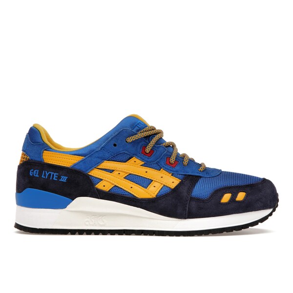 ASICS アシックス メンズ スニーカー 【ASICS Gel-Lyte III '07 Remastered Kith Marvel X-Men Cyclops Opened Box (Trading Card Not Included)】 サイズ US_8(26.0cm) Navy/Royal Blue-Yellow-Red画像