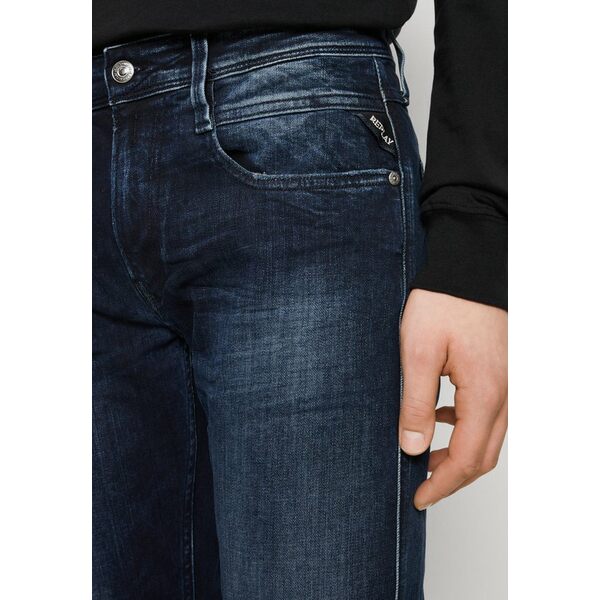 リプレイ メンズ デニムパンツ ボトムス ANBASS Slim Fit Jeans Dark ...