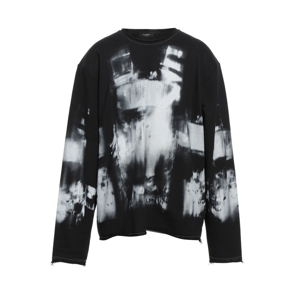 【貨物輸送無料】 バルマン メンズ パーカー・スウェットシャツ アウター Sweatshirts Black