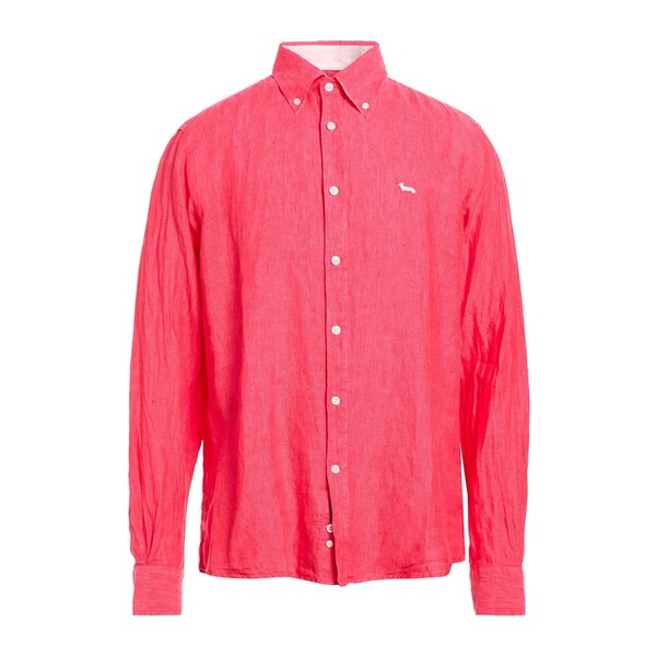 【送料無料】 ハーモント & ブレイン メンズ シャツ トップス Shirts Pink|asty