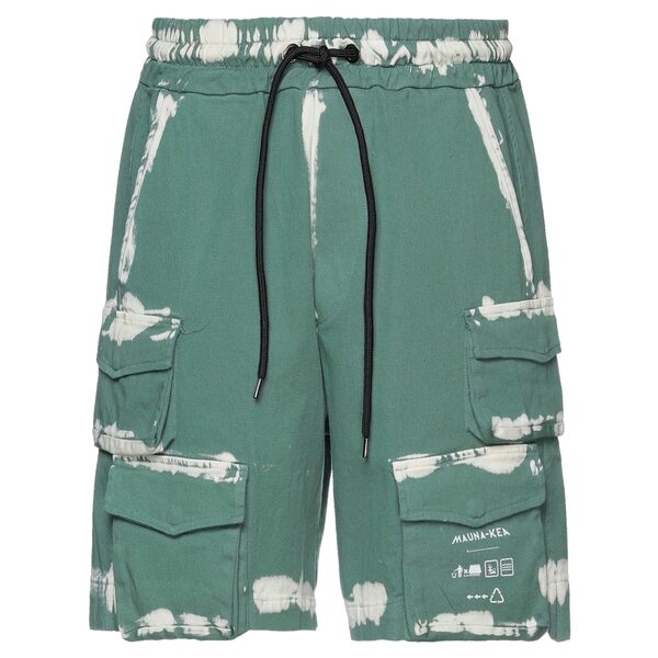 【送料無料】 マウナ ケア メンズ カジュアルパンツ ボトムス Shorts & Bermuda Shorts Green|asty