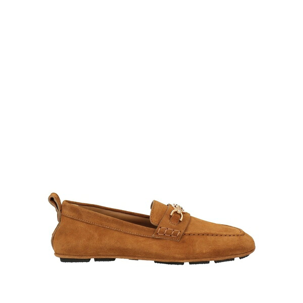 【送料無料】 ヴェルサーチ メンズ スリッポン・ローファー シューズ Loafers Beige|asty