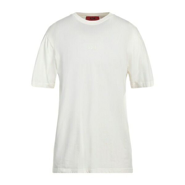 【貨物輸送無料】 フォートゥーフォー メンズ プルオーバー トップス T-shirts White