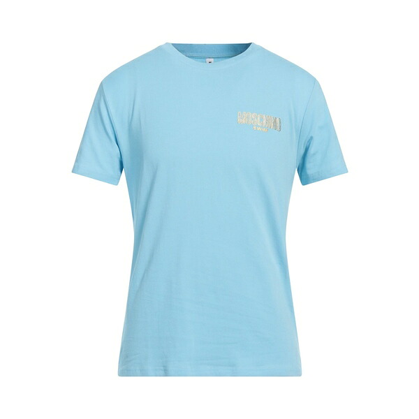 【貨物輸送無料】 モスキーノ メンズ ティーシャツ トップス T-shirts Azure