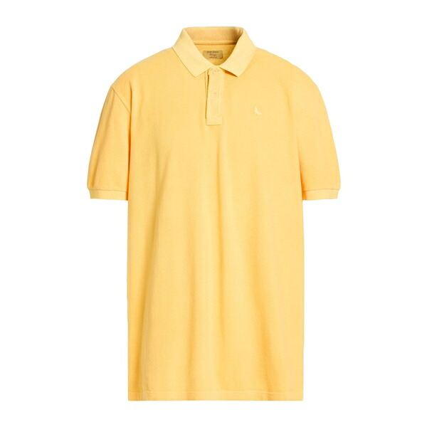 【送料無料】 グランサッソ メンズ Tシャツ トップス Polo shirts Orange|asty