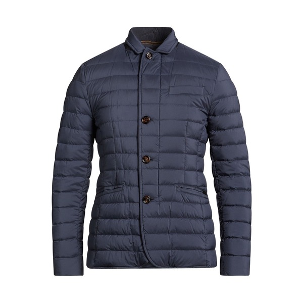 【送料無料】 ムーレー メンズ ジャケット＆ブルゾン アウター Puffers Blue｜asty