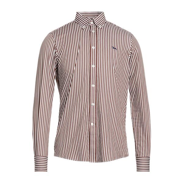 【貨物輸送無料】 ハーモント \u0026 知恵袋 メンズ プルオーバー トップス Shirts Brown