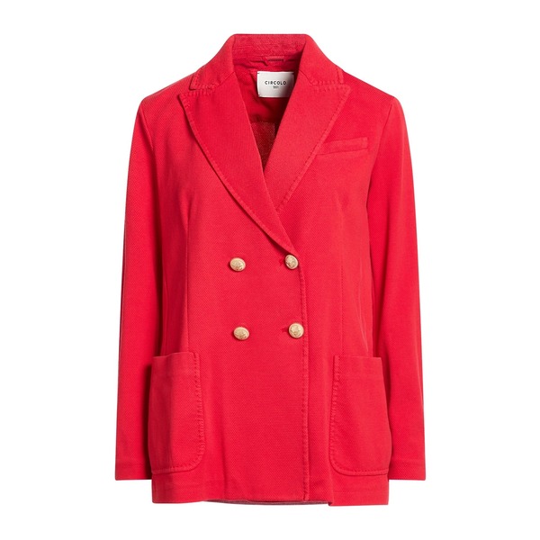 【送料無料】 チルコロ1901 レディース ジャケット＆ブルゾン アウター Blazers Red