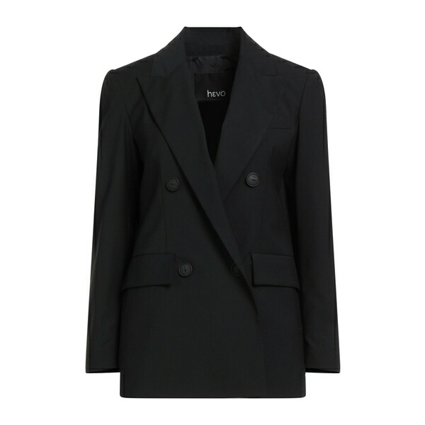 【送料無料】 ヘヴ レディース ジャケット＆ブルゾン アウター Blazers Black