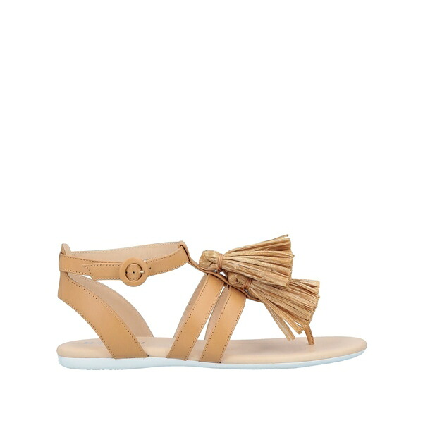 【送料無料】 ホーガン レディース サンダル シューズ Thong sandals Beige