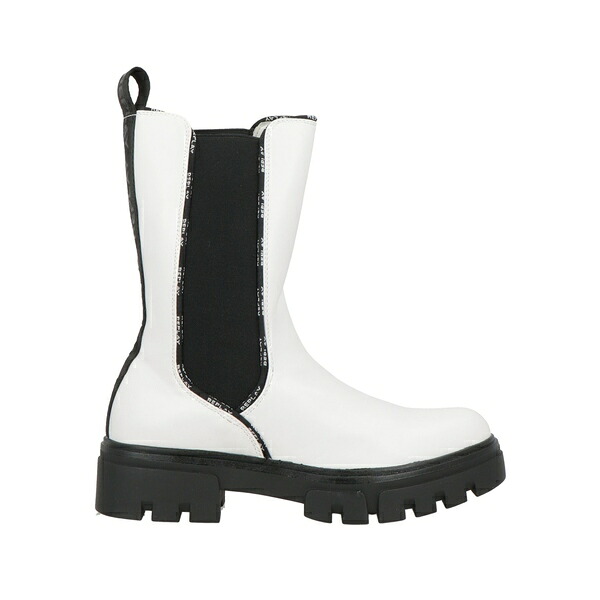 【貨物輸送無料】 リプレー レディース ブーツ シューズ Ankle boots White