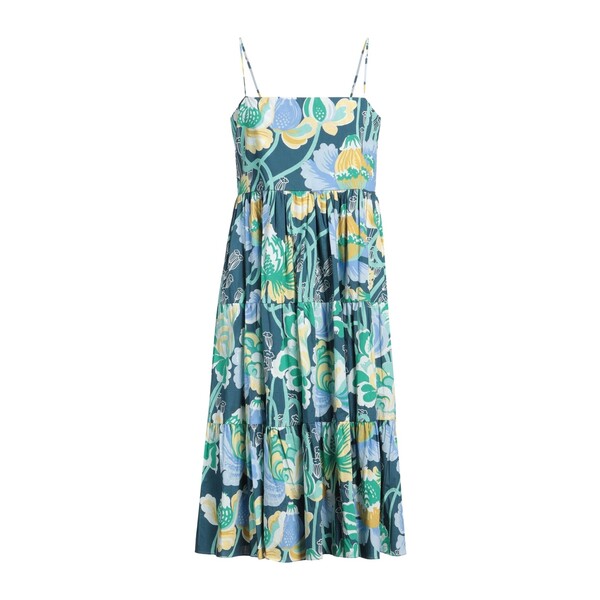 【送料無料】 エンポリオ?シレヌーセ レディース ワンピース トップス Midi dresses Green