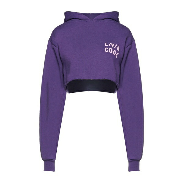 【送料無料】 リビンクール レディース パーカー・スウェットシャツ アウター Sweatshirts Purple