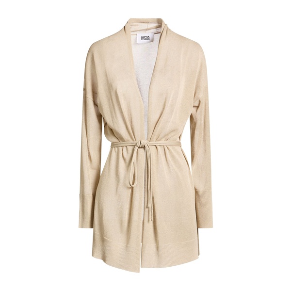 【貨物輸送無料】 アルファス テューディオ レディース ジレー アウター Cardigans Beige