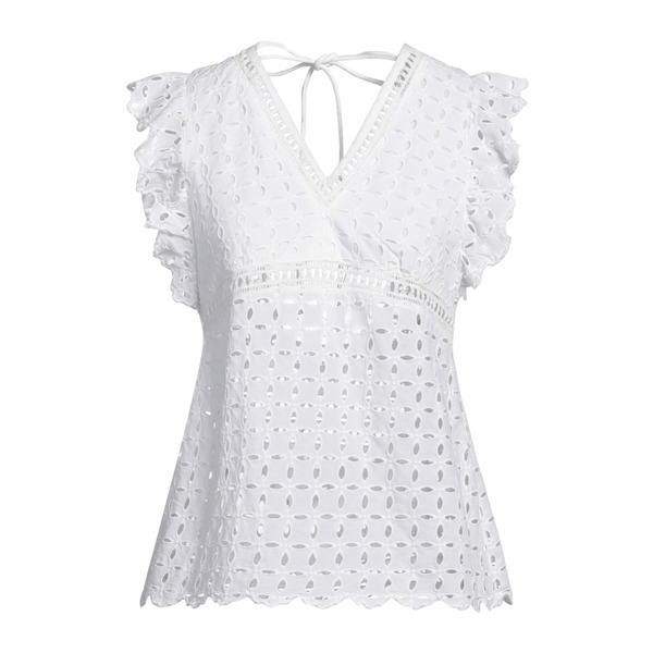 【送料無料】 ピンコ レディース Tシャツ トップス Tops White｜asty