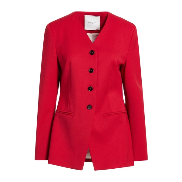 【送料無料】 ビートライス レディース ジャケット＆ブルゾン アウター Blazers Red
