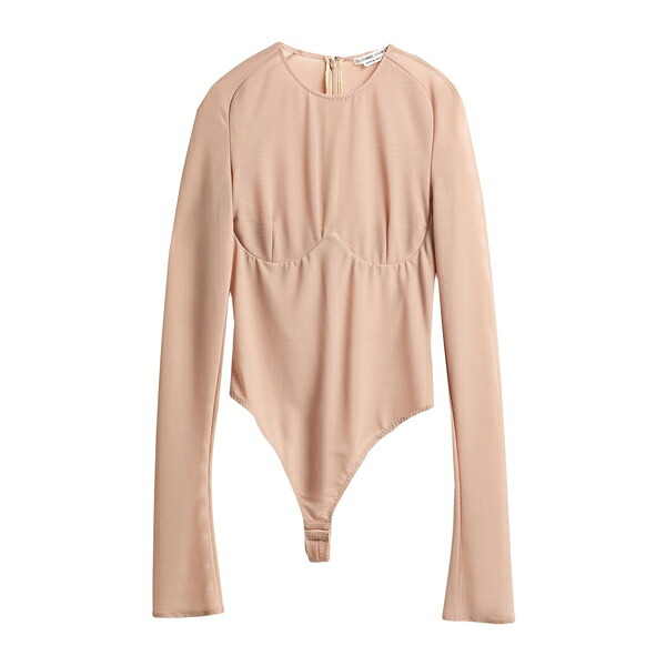 【送料無料】 アレッサンドロ ヴィジランテ レディース Tシャツ トップス Bodysuits Beige