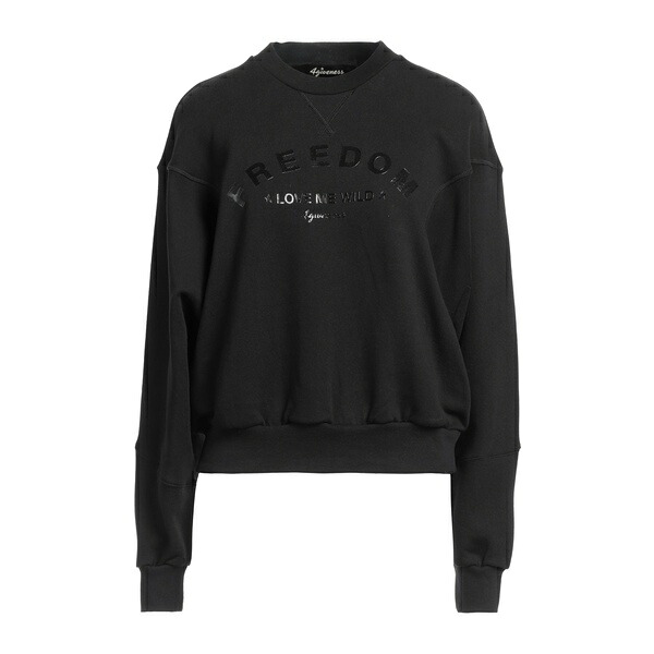 【送料無料】 フォーギブネス レディース パーカー・スウェットシャツ アウター Sweatshirts Black｜asty