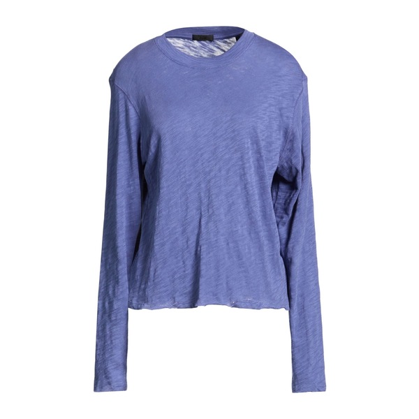 【送料無料】 エーティーエム レディース Tシャツ トップス T-shirts Blue