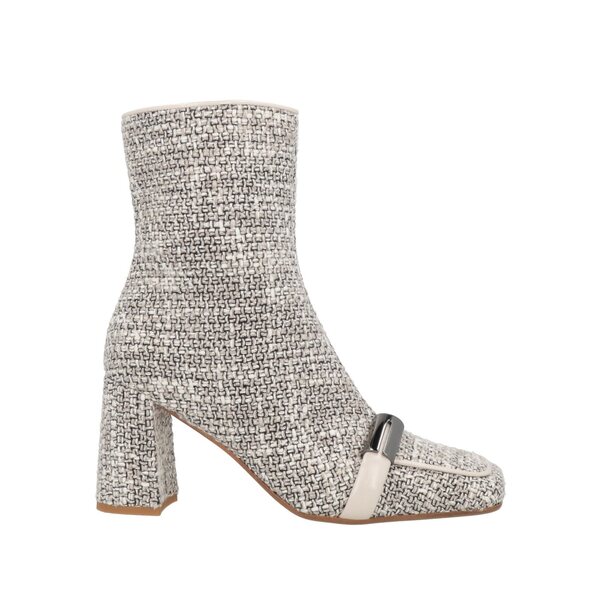 【貨物輸送無料】 ニコル ボネ 光の都市 レディース ブーツ シューズ Ankle boots Grey