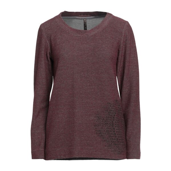 【送料無料】 マニラグレース レディース パーカー・スウェットシャツ アウター Sweatshirts Red